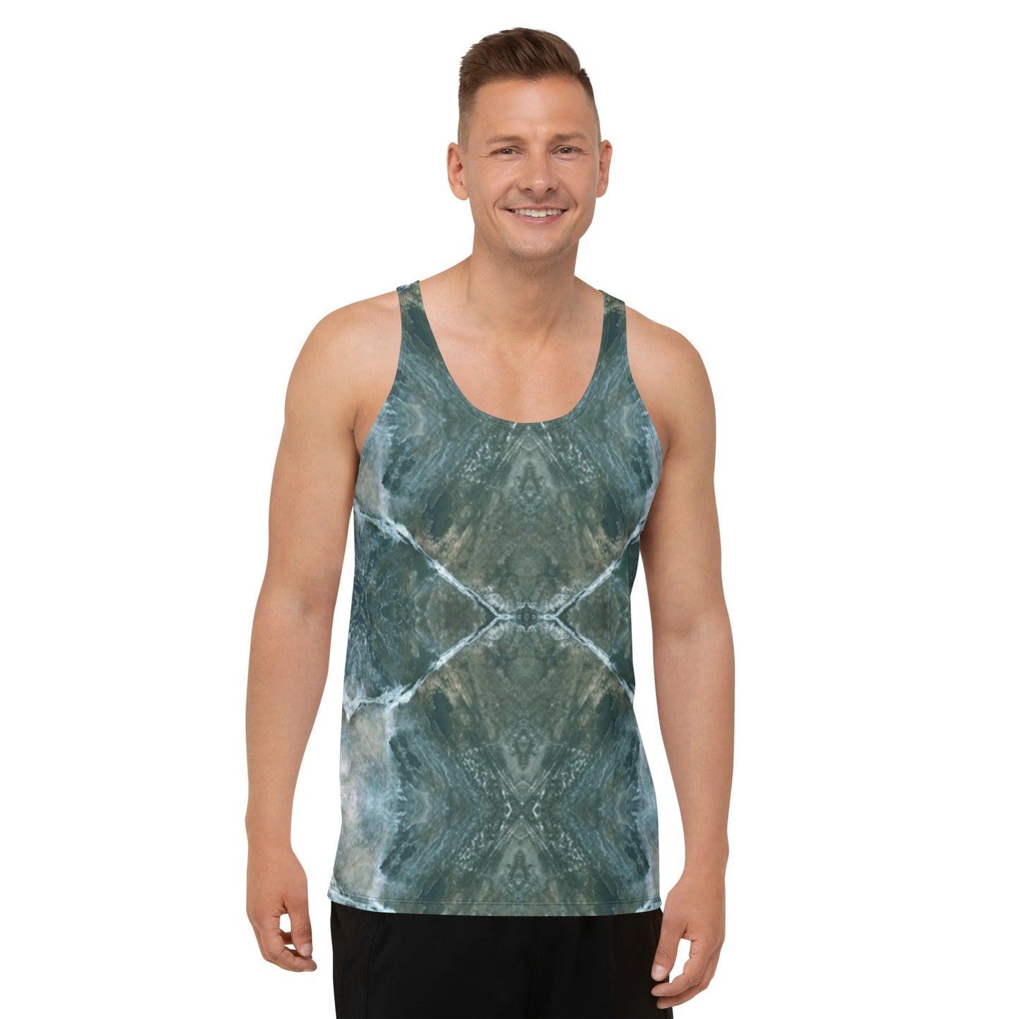 Unisex Tank Top - Dusty Diamond Haze